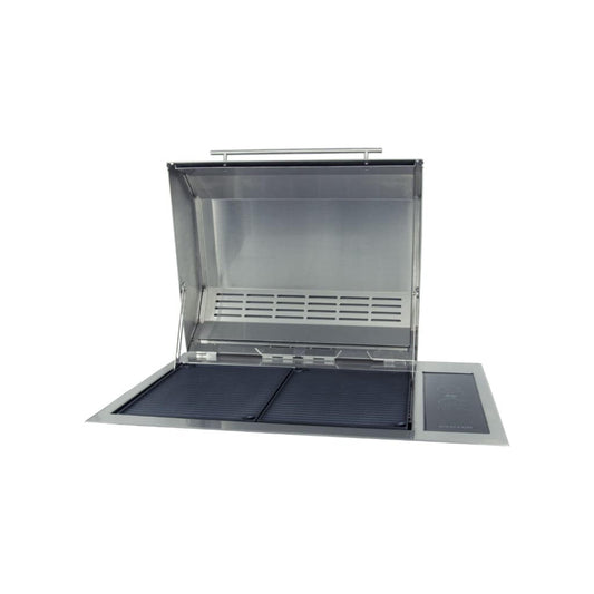 Kenyon Texan 30-Inch Built-In Electric Grill - 240V Dual-Zone Cooking with Touch Control