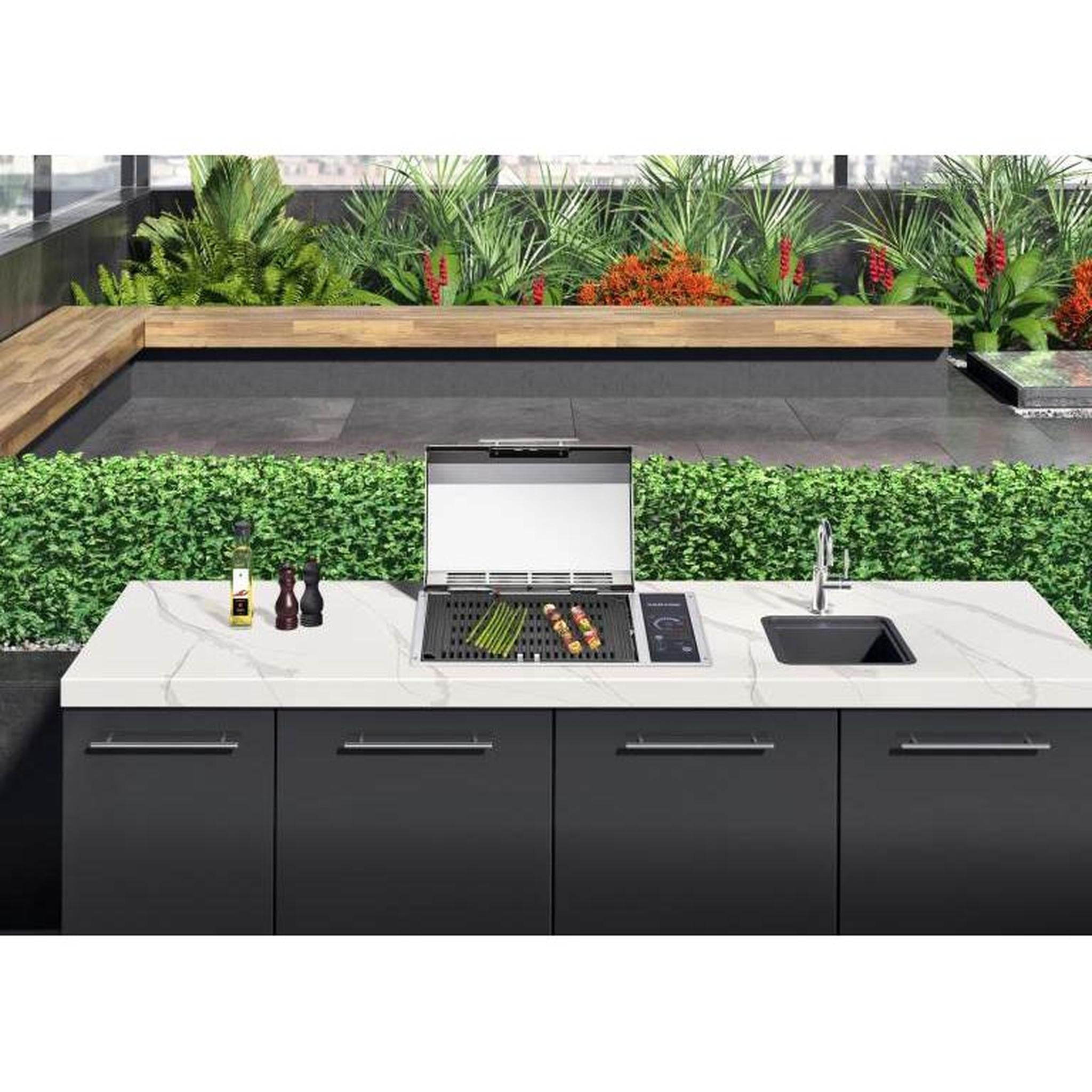 Kenyon Frontier 21-Inch Built-In 120V Electric Grill with IntelliKEN Touch Control