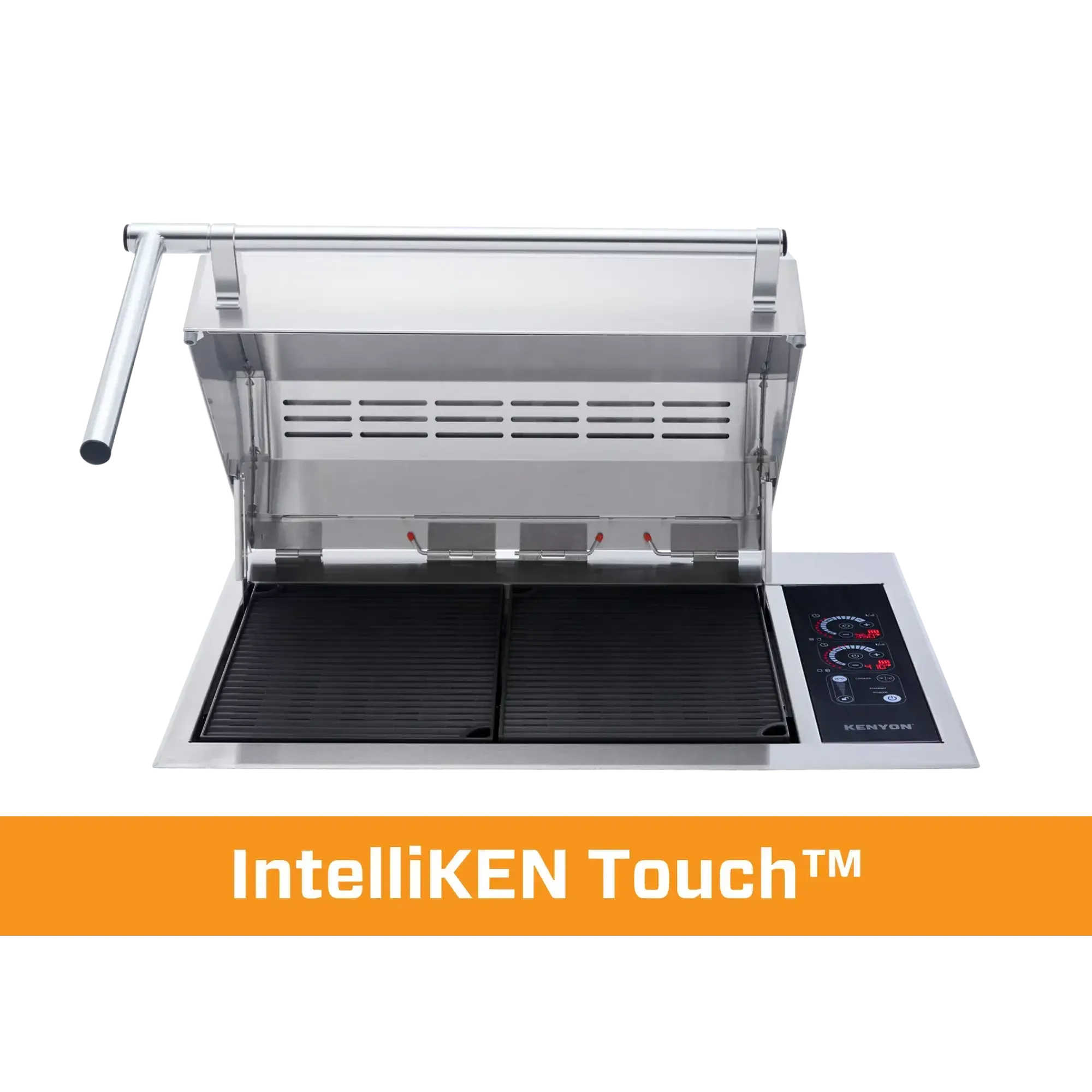 Kenyon Texan 30-Inch Built-In Electric Grill - 2-Burner, 208V, IntelliKEN Touch Control & ADA Handle