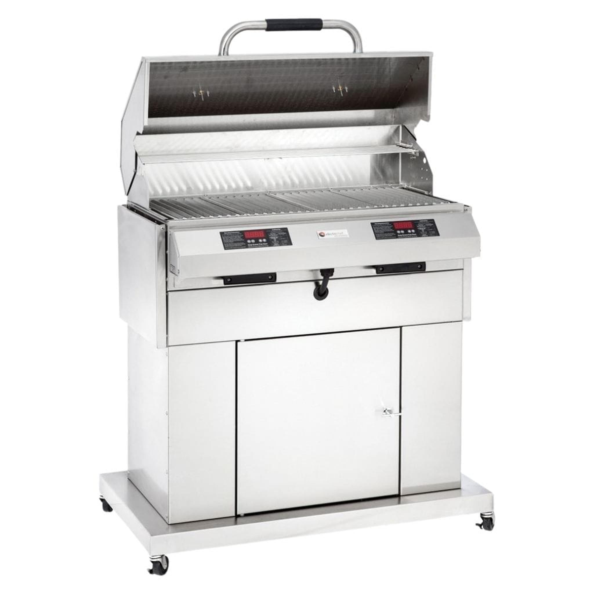 ElectriChef Ruby 32-Inch Dual-Zone Electric Grill with Closed-Base Cabinet