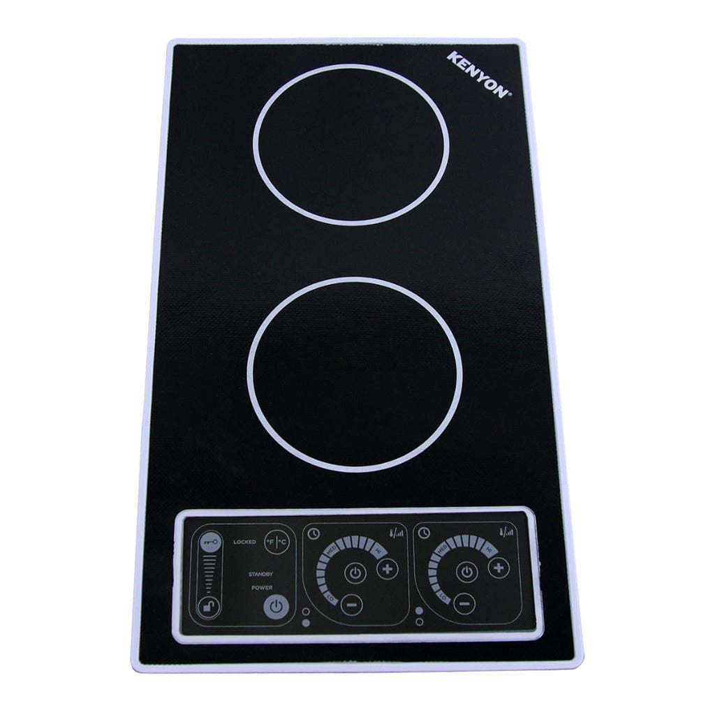 Kenyon SilKEN 2 21-Inch 2-Burner Induction Cooktop - 120V Portrait-Mount with IntelliKEN Touch