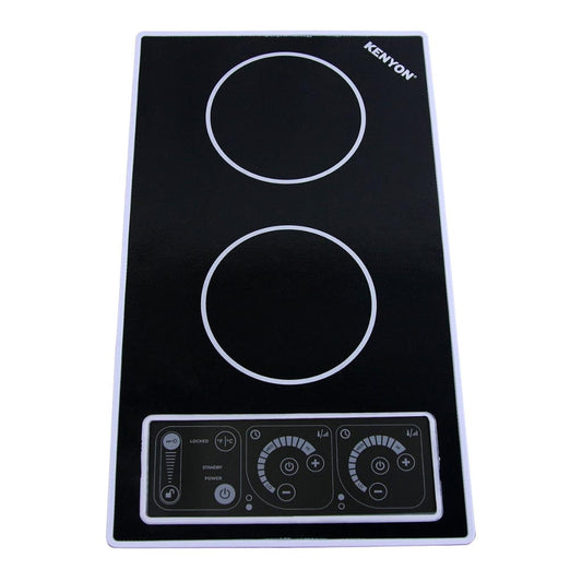 Kenyon SilKEN 2 21-Inch 2-Burner Induction Cooktop - 120V Portrait-Mount with IntelliKEN Touch