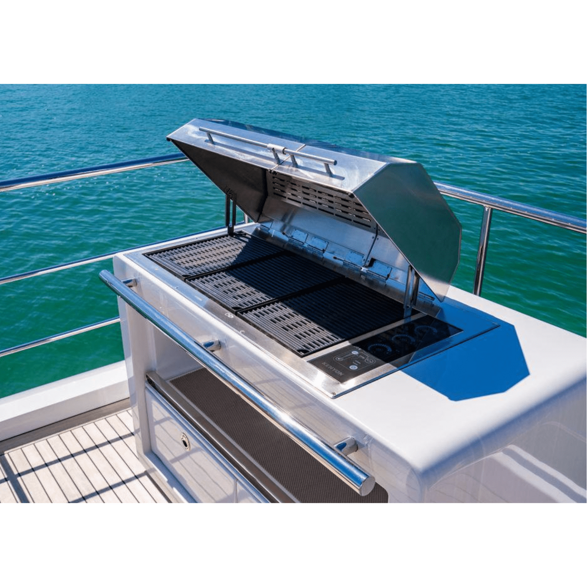 Kenyon Big American 41-Inch 208V 3-Burner Built-In Electric Grill with IntelliKEN Touch Control