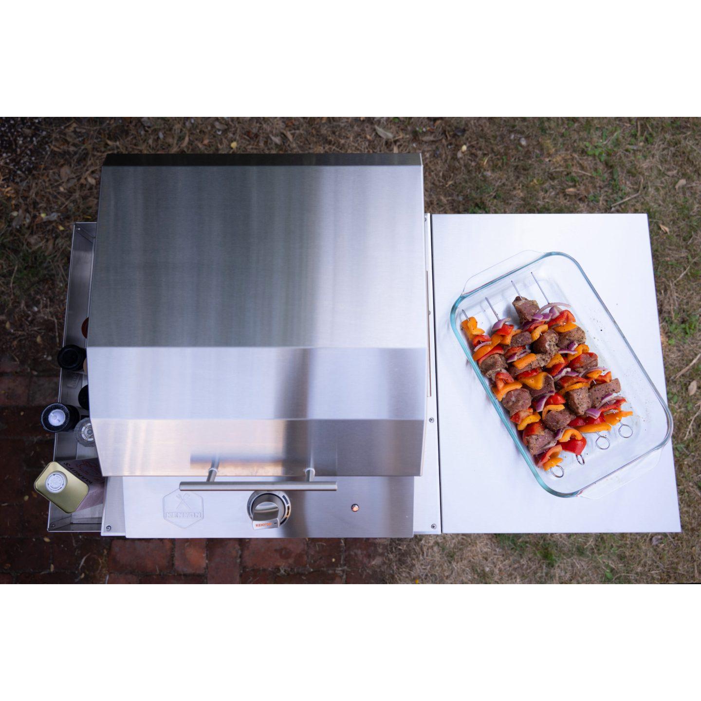 Kenyon G2 27-Inch 120V Portable Electric Grill with Integrated Stand