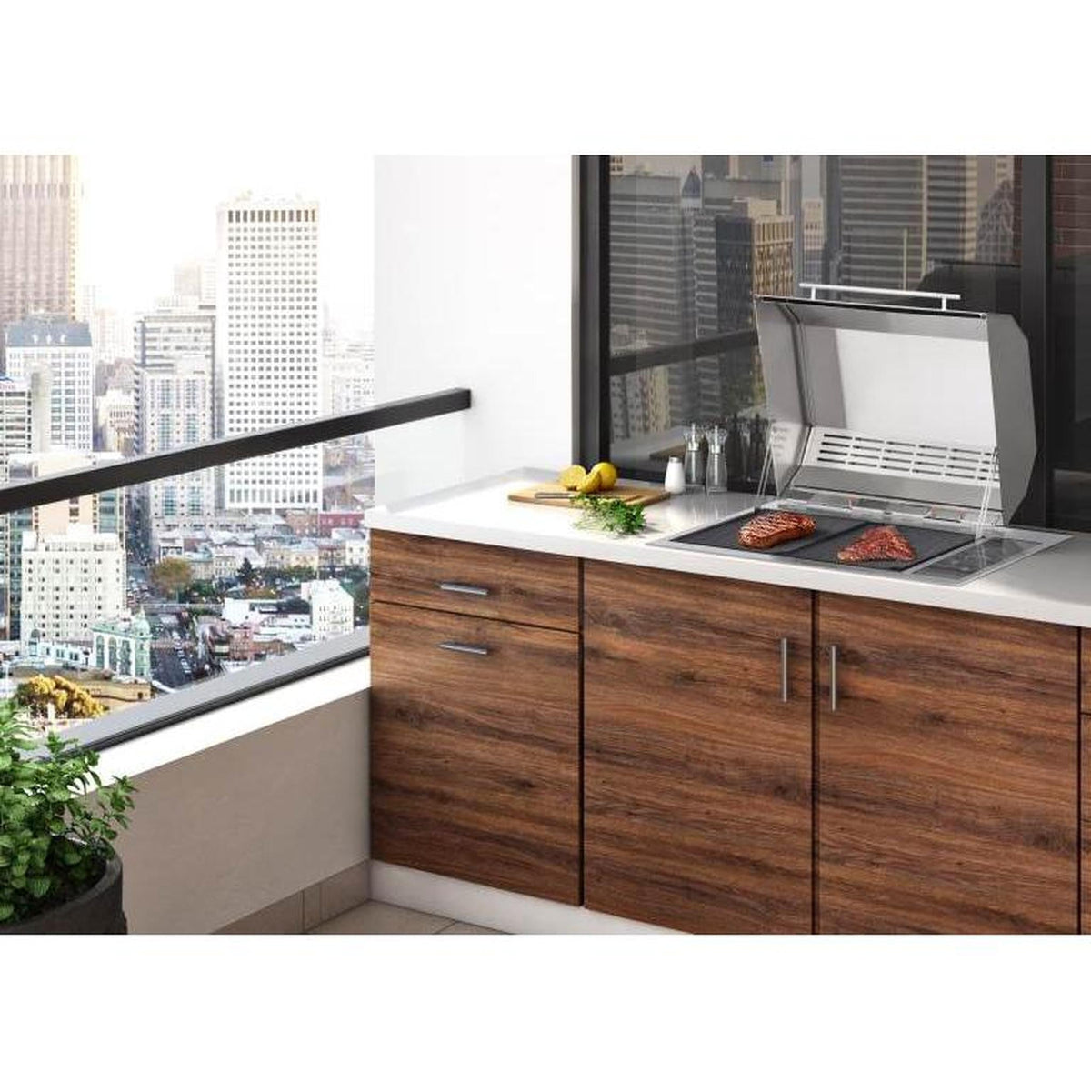 Kenyon Texan 30-Inch Built-In Electric Grill - 240V Dual-Burner with IntelliKEN Touch Control