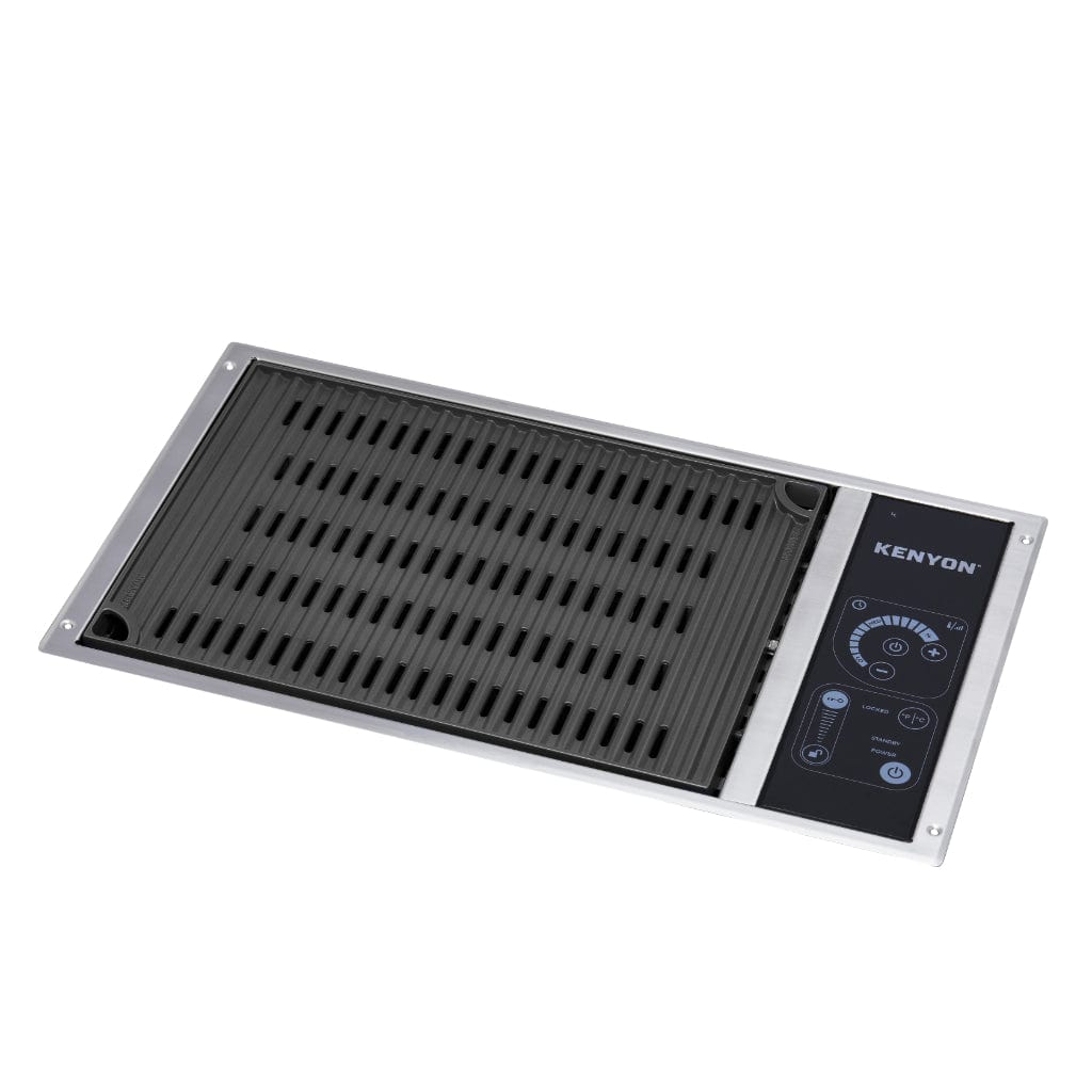Kenyon Frontier 21-Inch Built-In Electric Grill - 240V Single Burner with IntelliKEN Touch Control