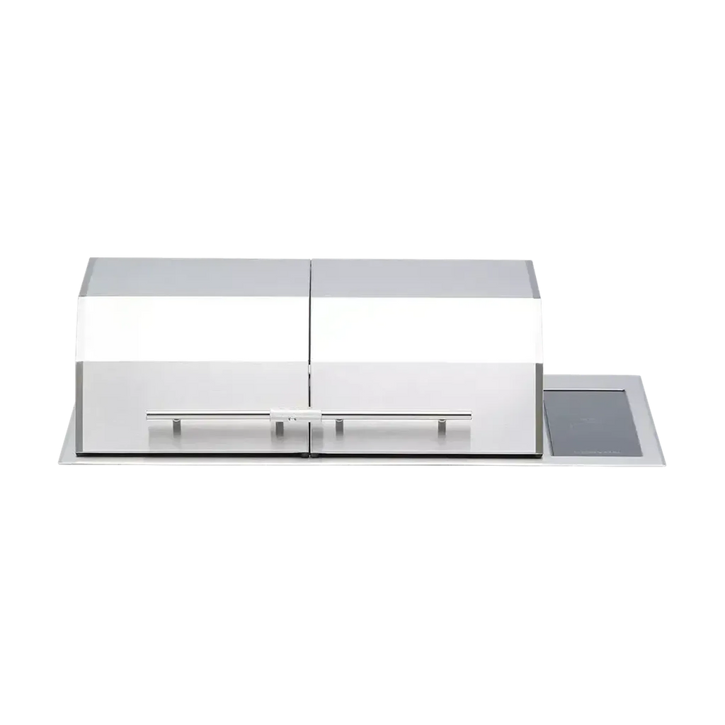 Kenyon Texan 30-Inch Built-In Electric Grill - 2-Burner Split-Lid with Touch Controls