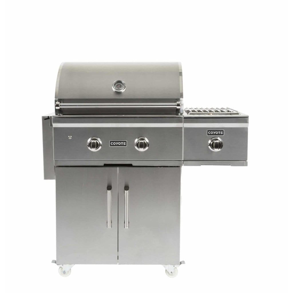 Coyote C-Series 28-Inch 2-Burner Freestanding Natural Gas Grill