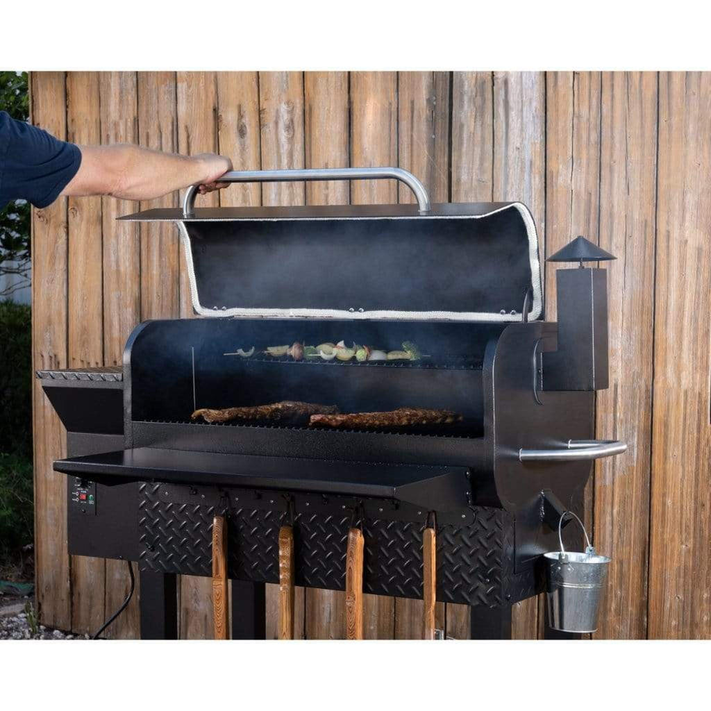 Fire Sense KC King 950 Wood Pellet Grill - Premium Electric Smoker & BBQ