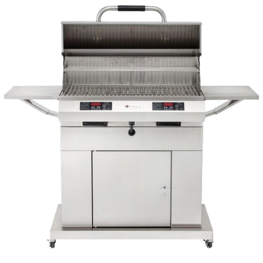 ElectriChef Ruby 32-Inch Dual-Zone Electric Grill with Closed-Base Cabinet