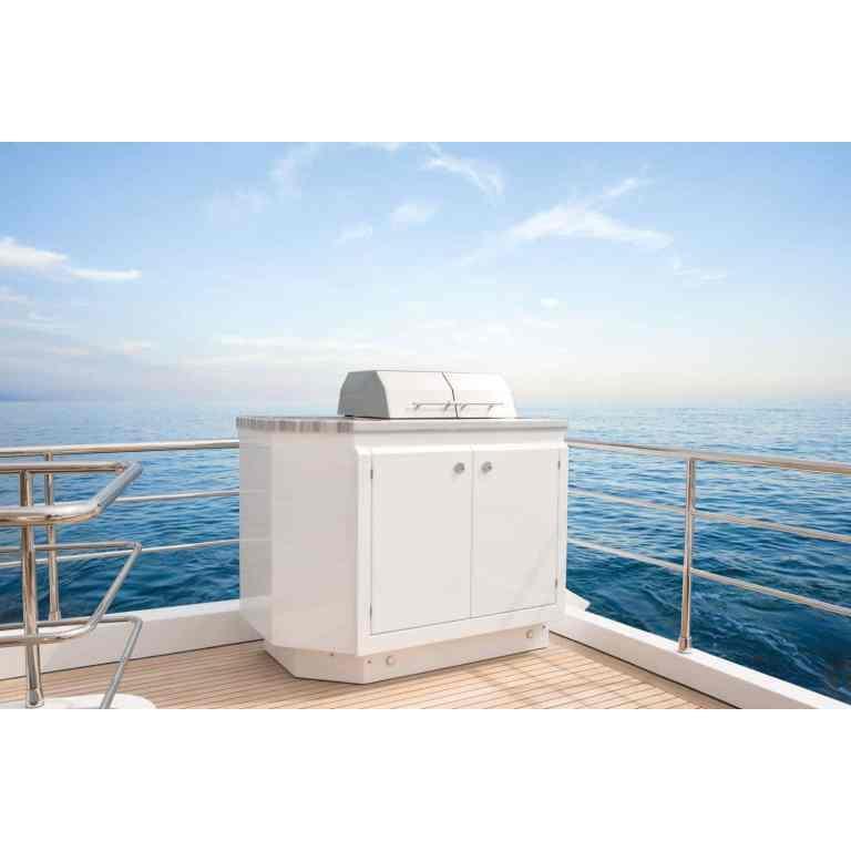 Kenyon Texan 30-Inch Built-In Electric Grill with IntelliKEN Touch Control - 240V Split-Lid Design