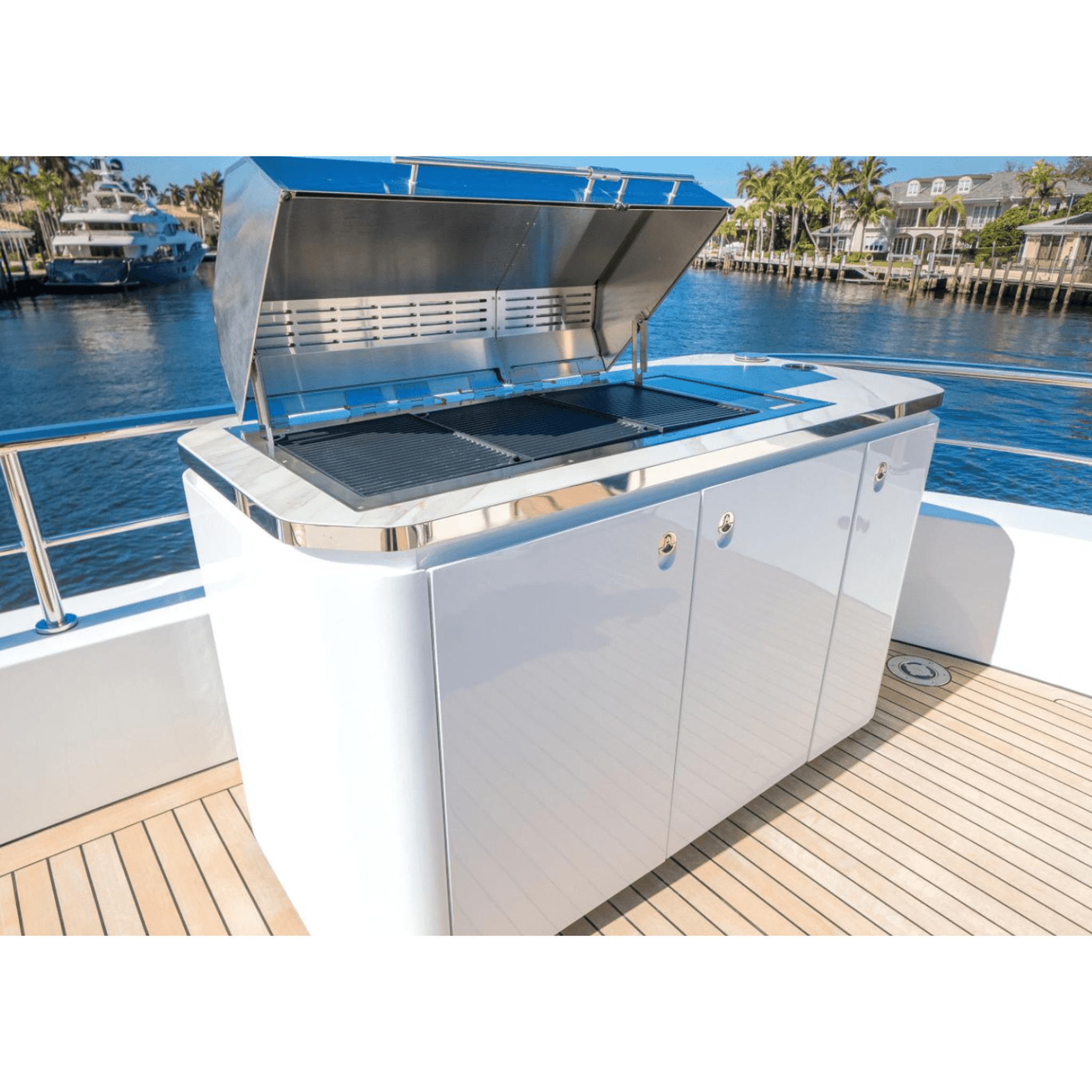 Kenyon Big American 41-Inch 208V 3-Burner Built-In Electric Grill with IntelliKEN Touch Control