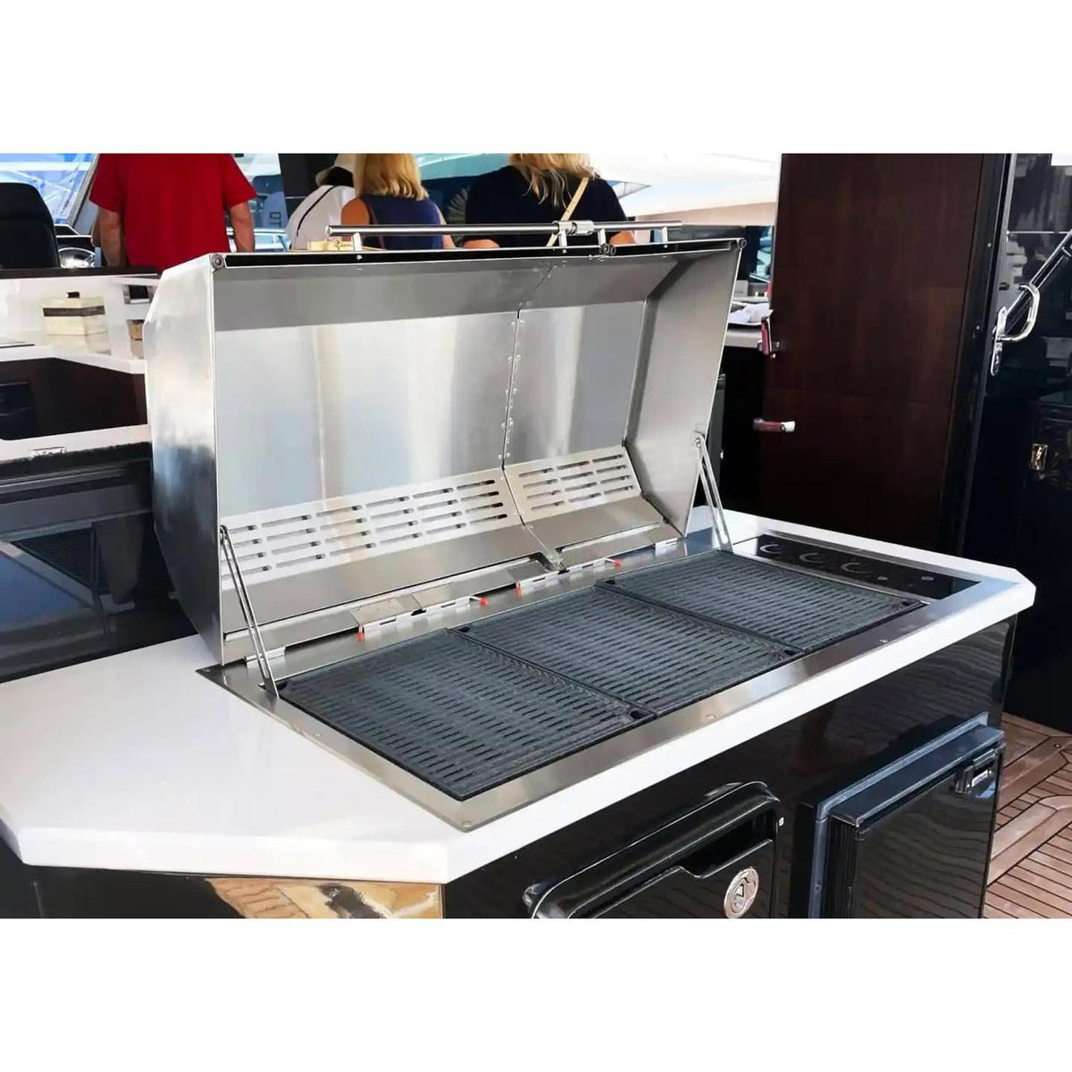 Kenyon Big American 41-Inch 208V 3-Burner Built-In Electric Grill with IntelliKEN Touch Control