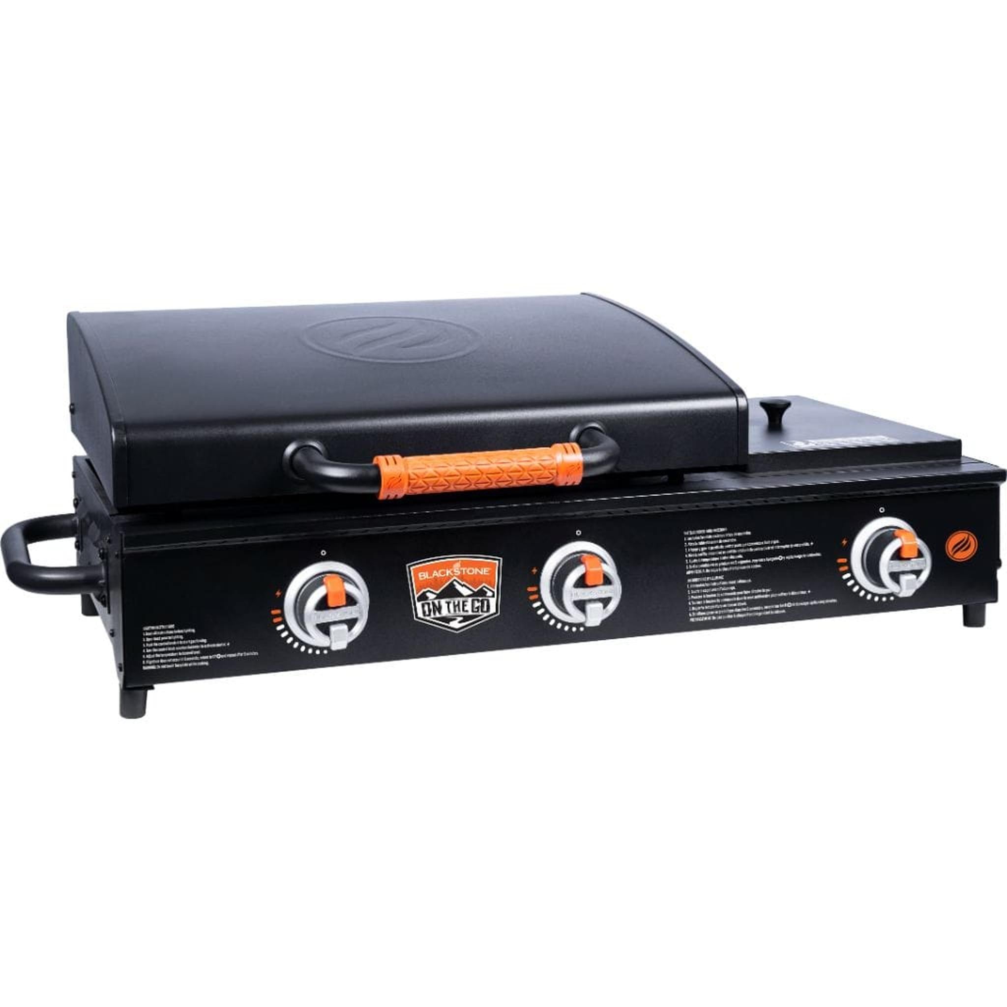 Blackstone 22-Inch Portable Tabletop Propane Griddle with Integrated Side Burner