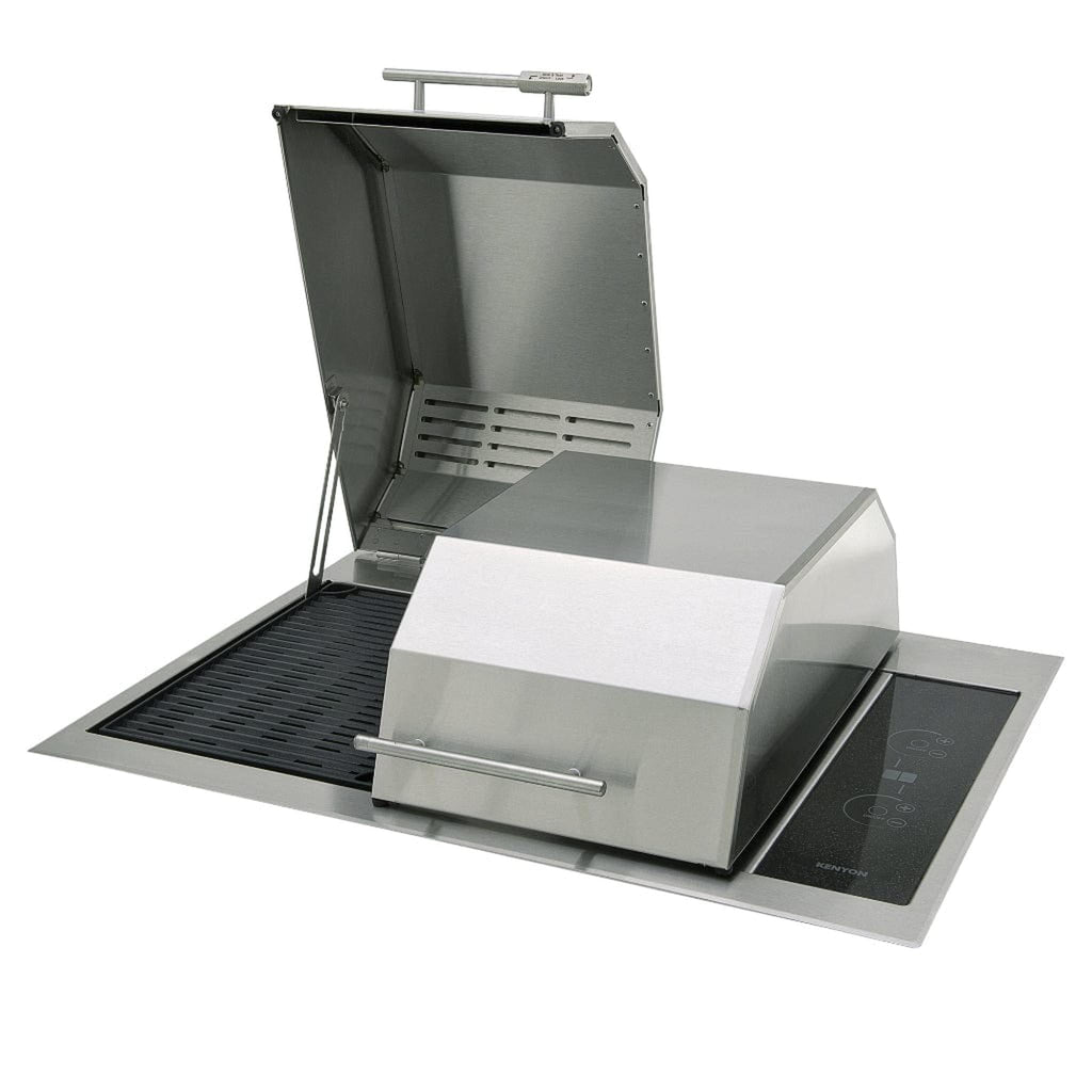 Kenyon Texan 30-Inch Built-In Electric Grill - 240V Split-Lid with Precision Touch Controls