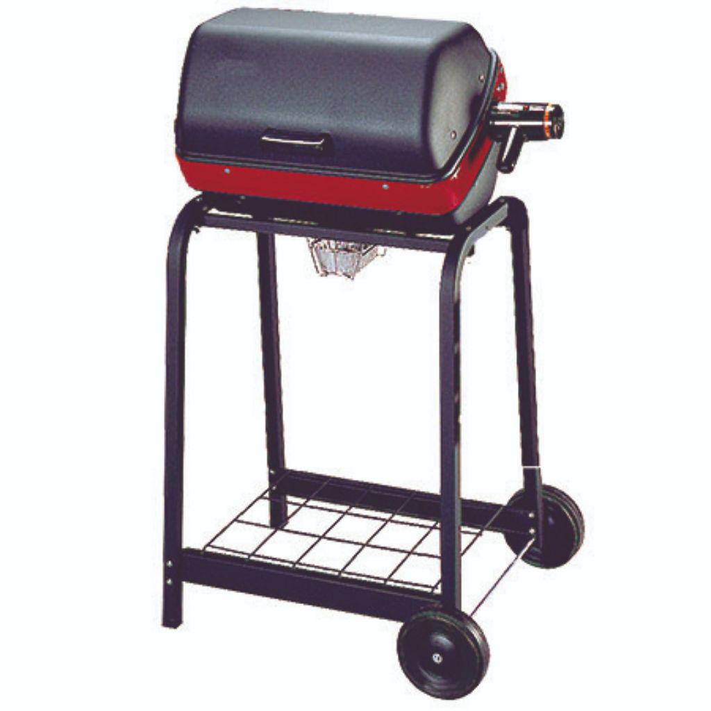 Americana 28-Inch Electric Cart Grill with Convenient Wire Shelf
