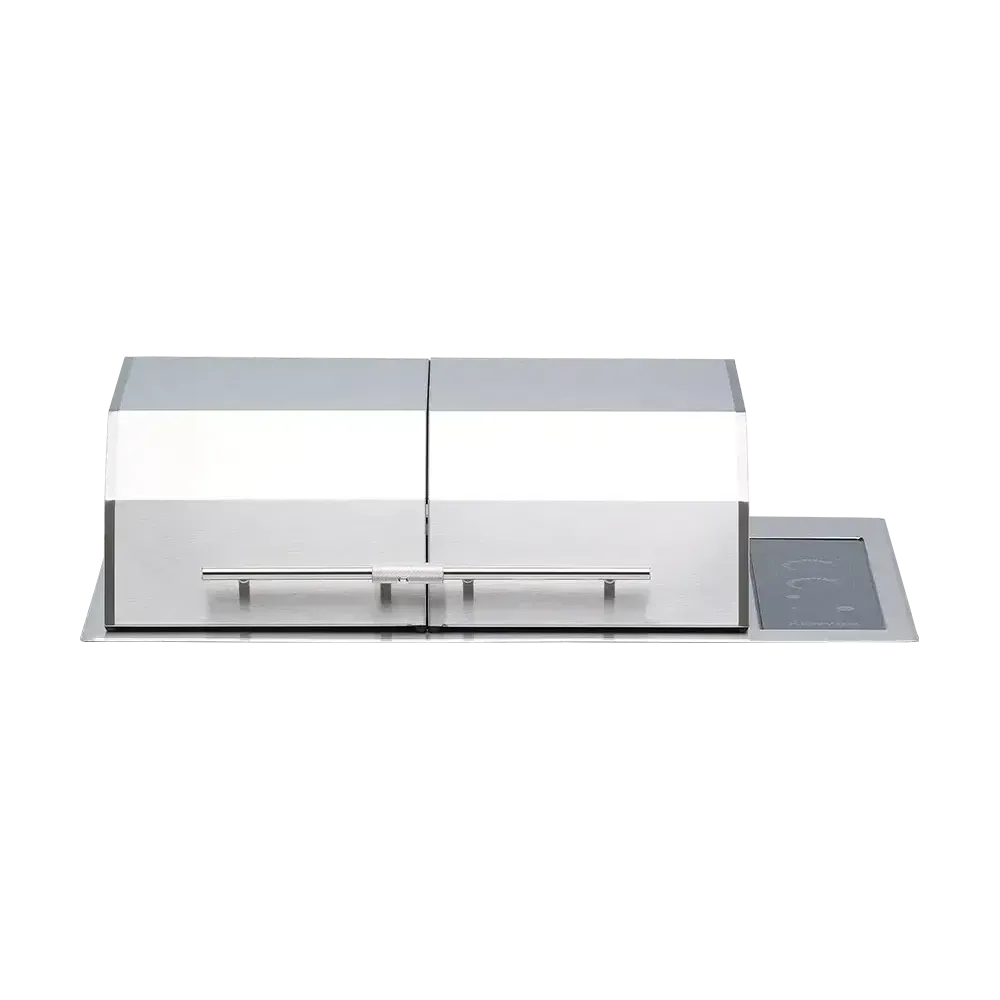 Kenyon Texan 30-Inch Built-In Electric Grill - 240V Split-Lid with IntelliKEN Touch Control