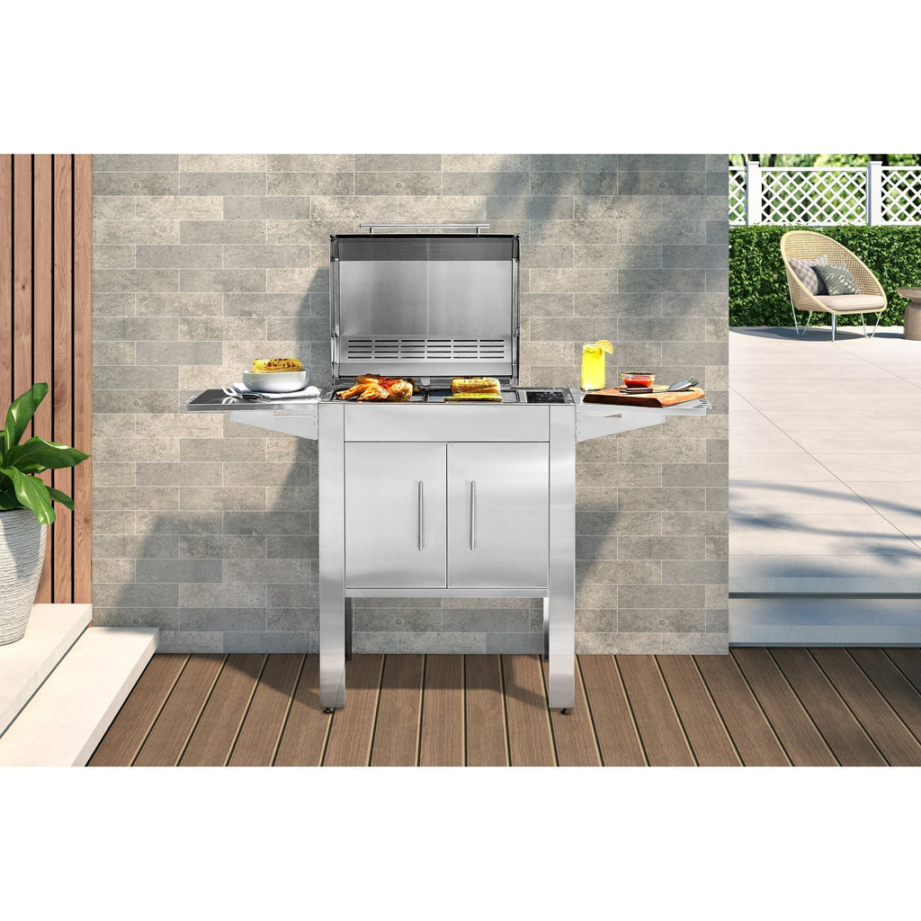 Kenyon Texan 240V Electric Grill with Stand - Premium Dual-Burner Touch Control