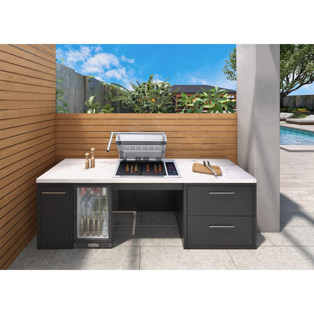 Kenyon Texan 30-Inch Built-In Electric Grill - 2-Burner, 208V, IntelliKEN Touch Control & ADA Handle
