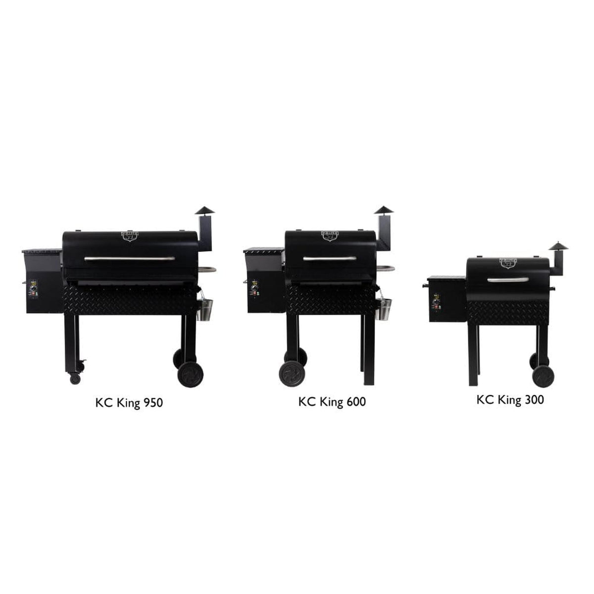 Fire Sense KC King 950 Wood Pellet Grill - Premium Electric Smoker & BBQ