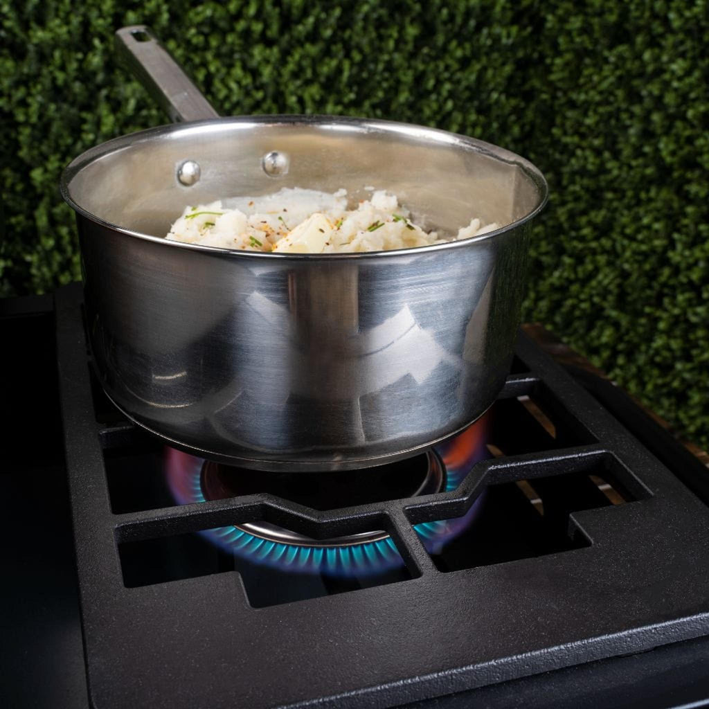 Blackstone 22-Inch Portable Tabletop Propane Griddle with Integrated Side Burner