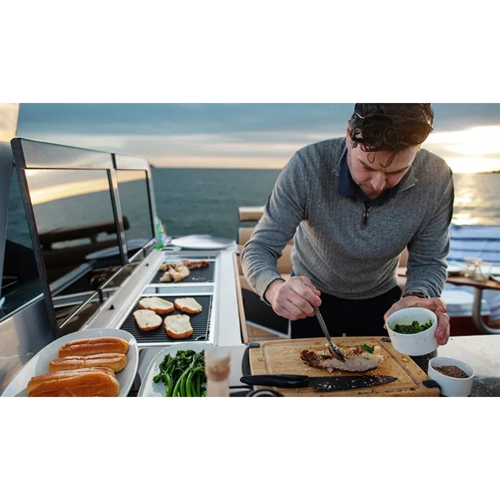 Kenyon Frontier 21-Inch Built-In Electric Grill - 240V Single Burner with IntelliKEN Touch Control