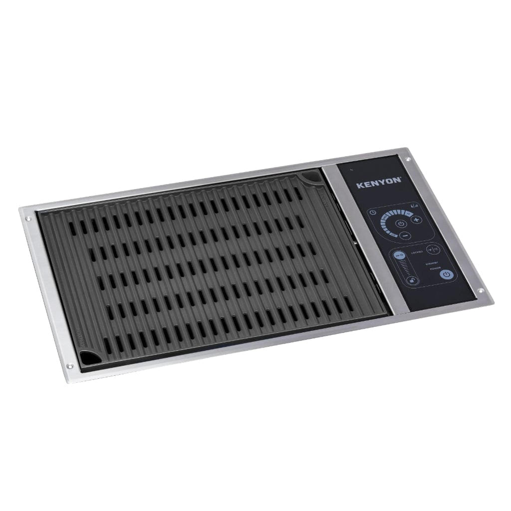 Kenyon Frontier 21-Inch Built-In Electric Grill - 120V Single Burner with IntelliKEN Touch Control
