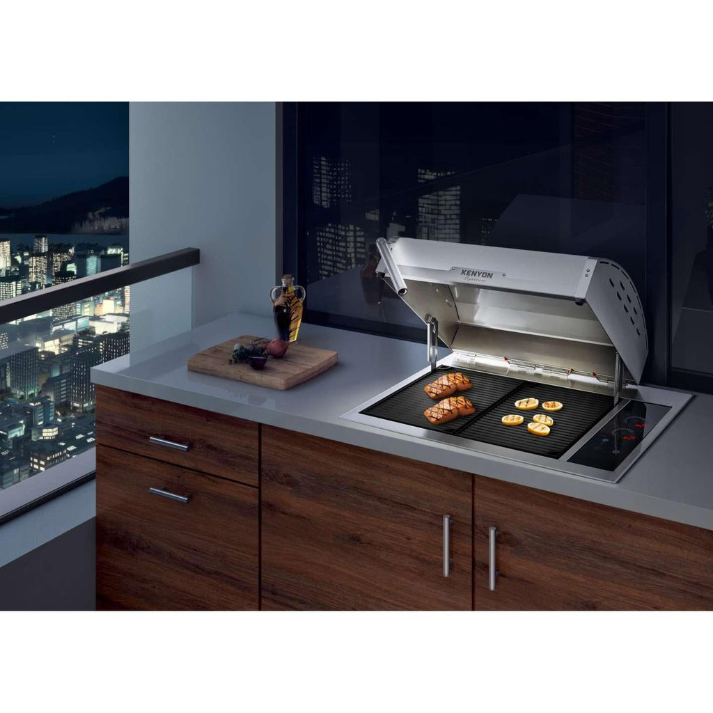 Kenyon Signature 30-Inch 2-Burner Built-In Electric Grill - 240V with IntelliKEN Touch Control