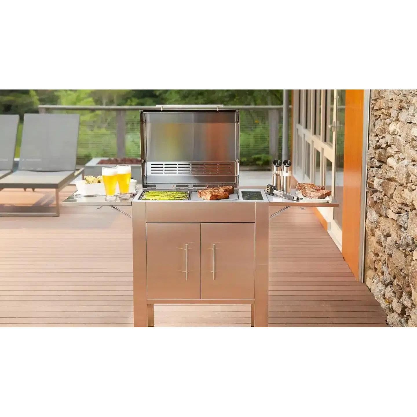 Kenyon Texan 30-Inch Electric Grill - 2-Burner Freestanding with IntelliKEN Touch Control