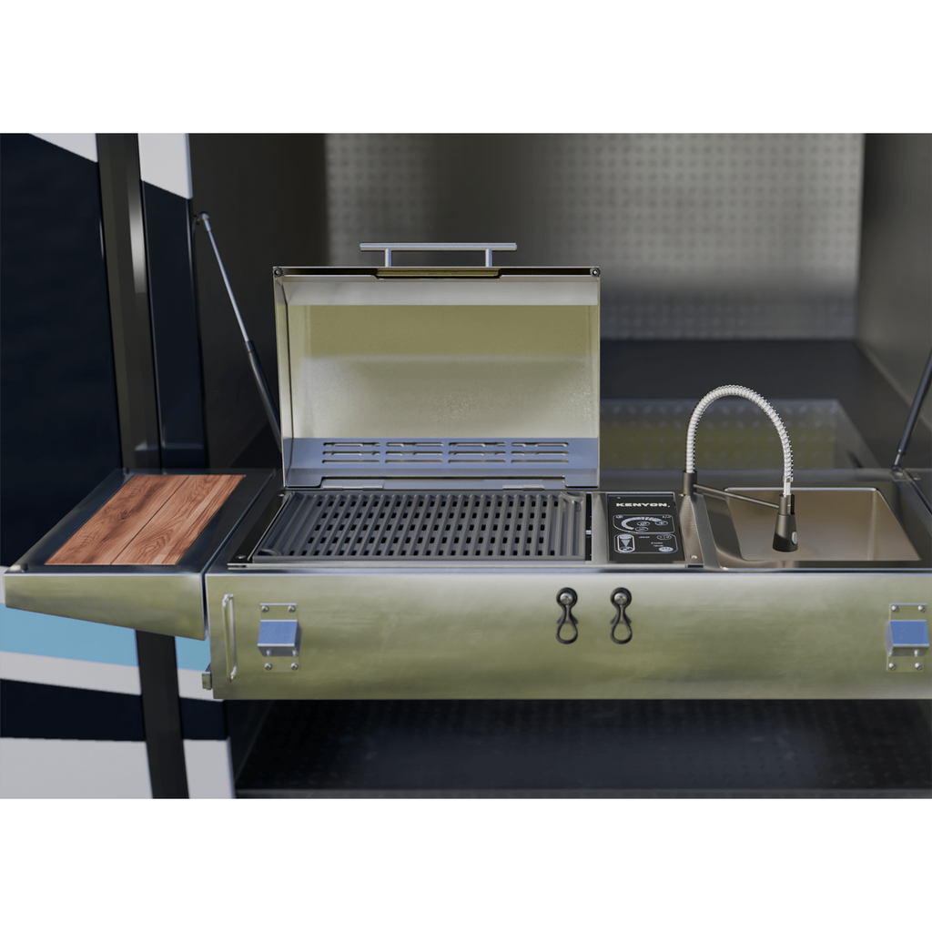 Kenyon Frontier 21-Inch Built-In 120V Electric Grill with IntelliKEN Touch Control