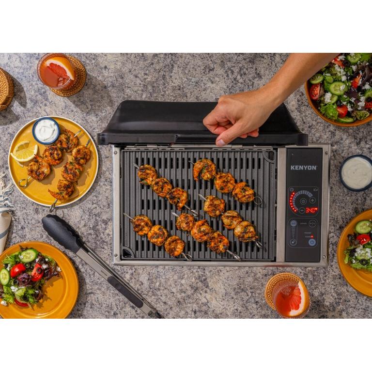 Kenyon SilKEN 21-Inch Built-In Electric Grill with IntelliKEN Touch Control - 120V
