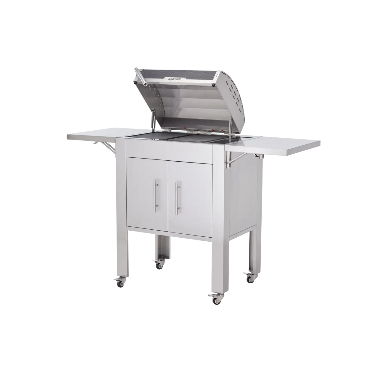 Kenyon Signature 60-Inch 2-Burner Electric Grill - 240V Freestanding with IntelliKEN Touch Control & Carbon Fiber Lid