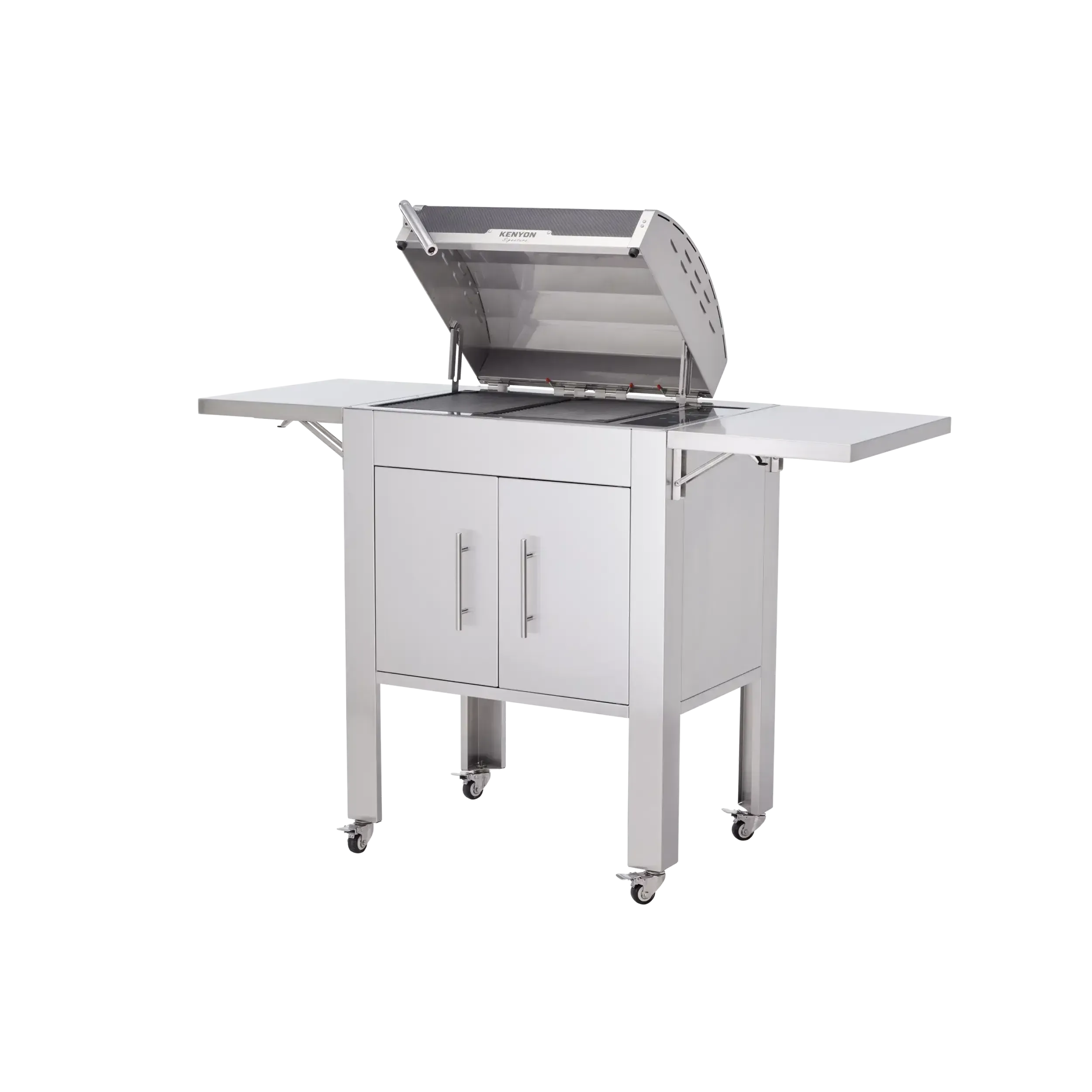 Kenyon Signature 60-Inch 2-Burner Freestanding Electric Grill - 240V with IntelliKEN Touch Control & Lighted Stainless Steel Lid