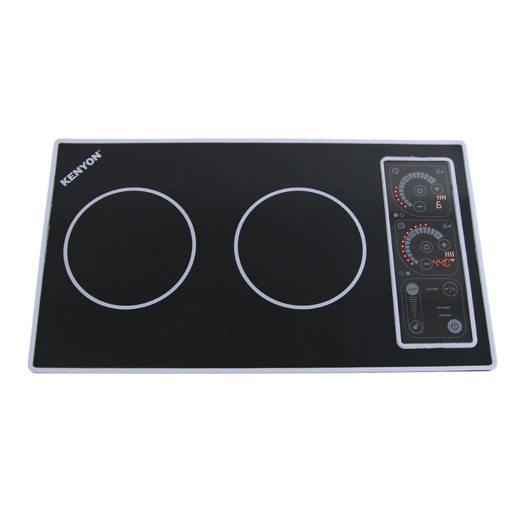 Kenyon SilKEN 2 21-Inch 2-Burner Induction Cooktop - 120V Portrait-Mount with IntelliKEN Touch