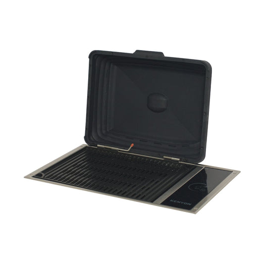 Kenyon SilKEN 21-Inch Built-In Electric Grill - 240V Single Burner with Precision Touch Control