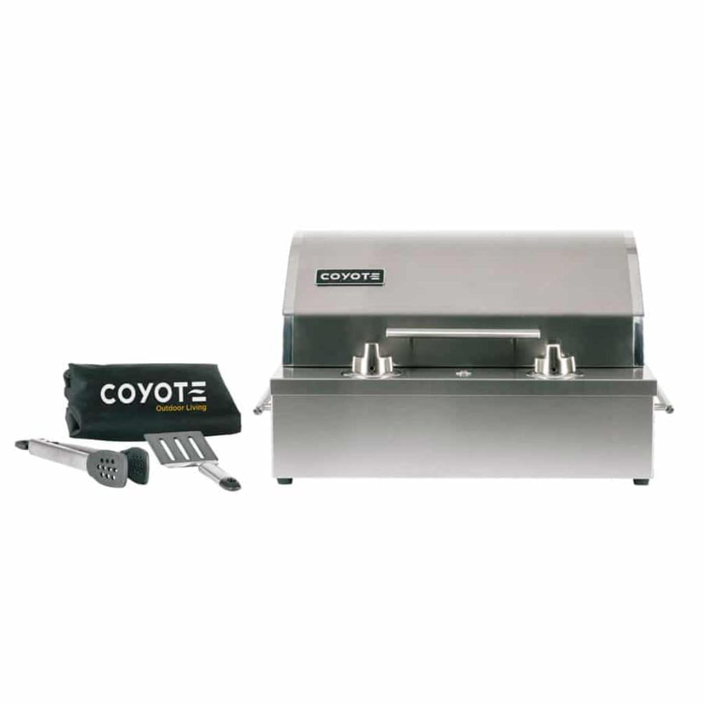 Coyote 18-Inch Portable Electric Grill - 1300-Watt High-Performance Outdoor Cooking