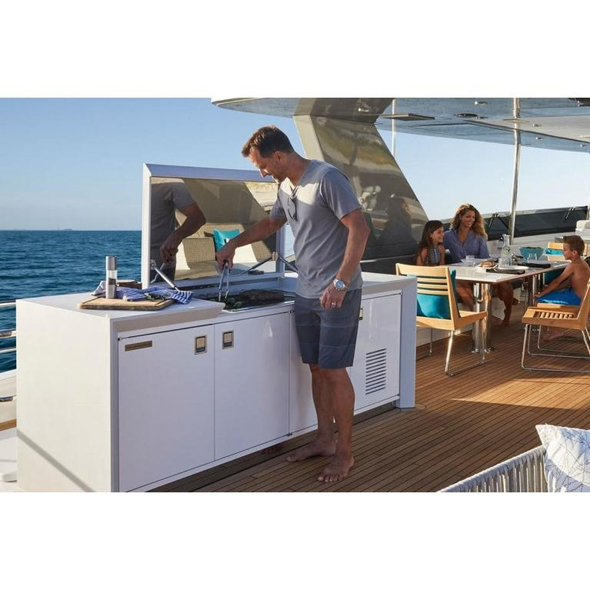Kenyon Texan 30-Inch Built-In Electric Grill - 240V Dual-Burner with Precision Touch Control