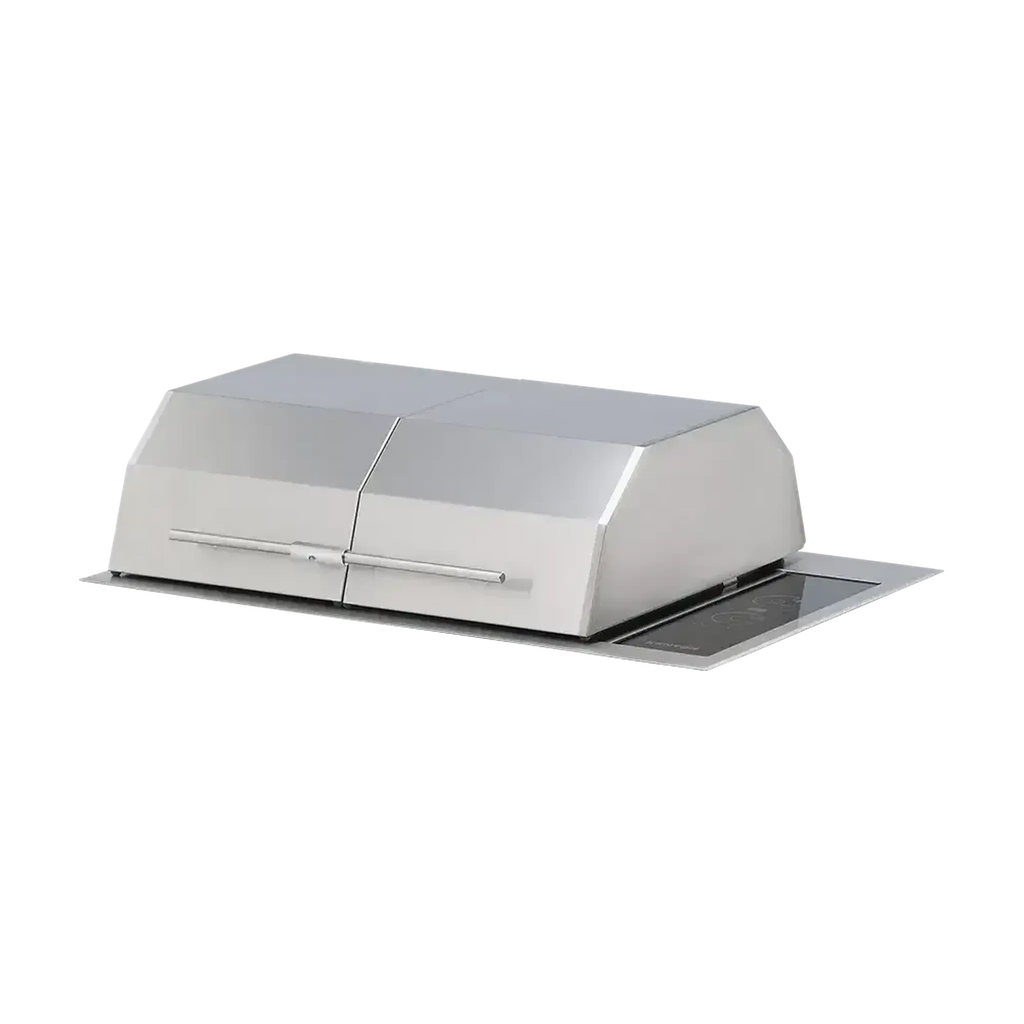 Kenyon Texan 30-Inch Built-In Electric Grill - 240V Split-Lid with Touch Controls