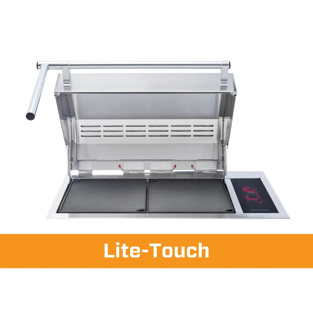 Kenyon Texan 30-Inch Built-In Electric Grill - 208V Dual-Burner with Touch Control & ADA Handle