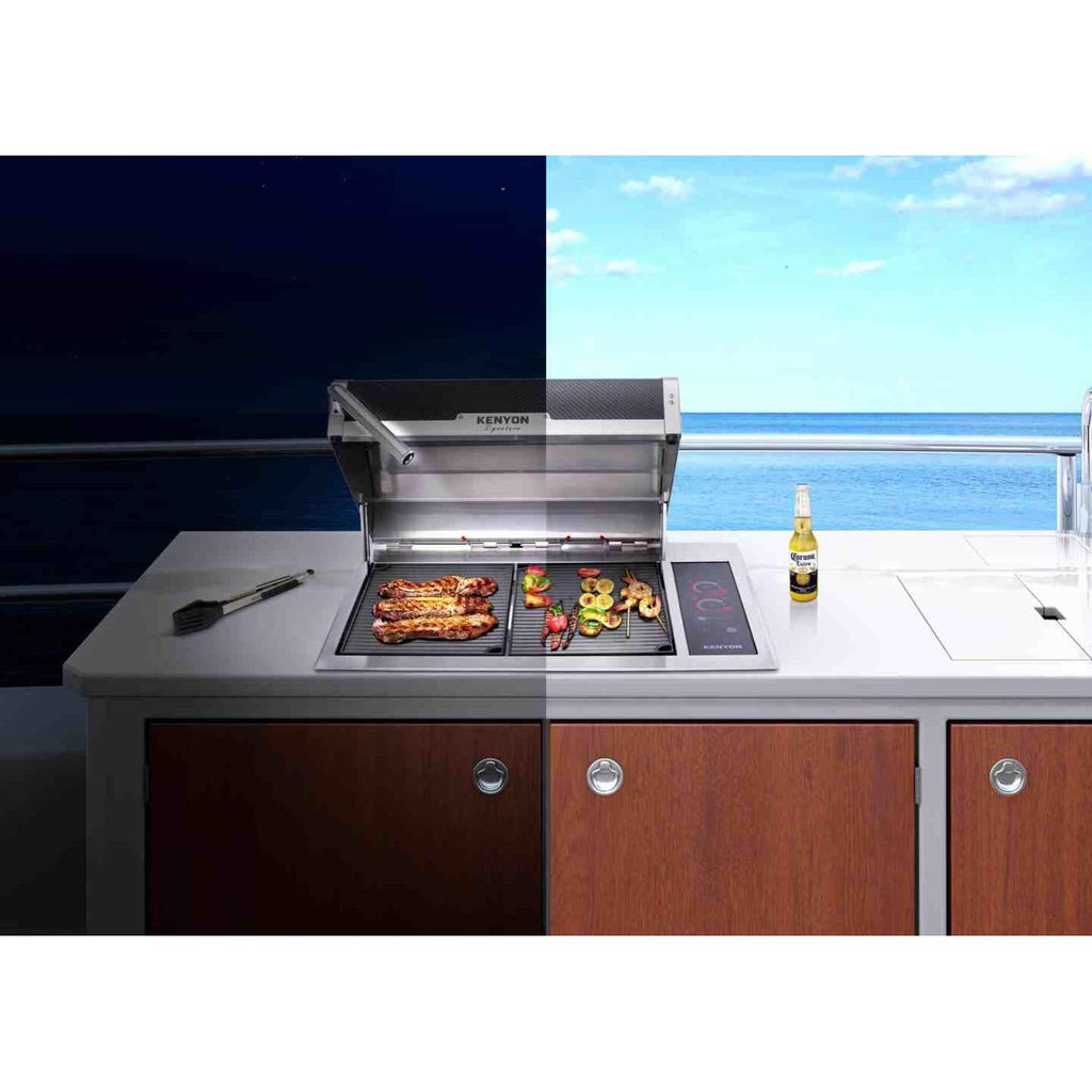 Kenyon Signature 30-Inch 2-Burner Built-In Electric Grill - 240V with IntelliKEN Touch Control