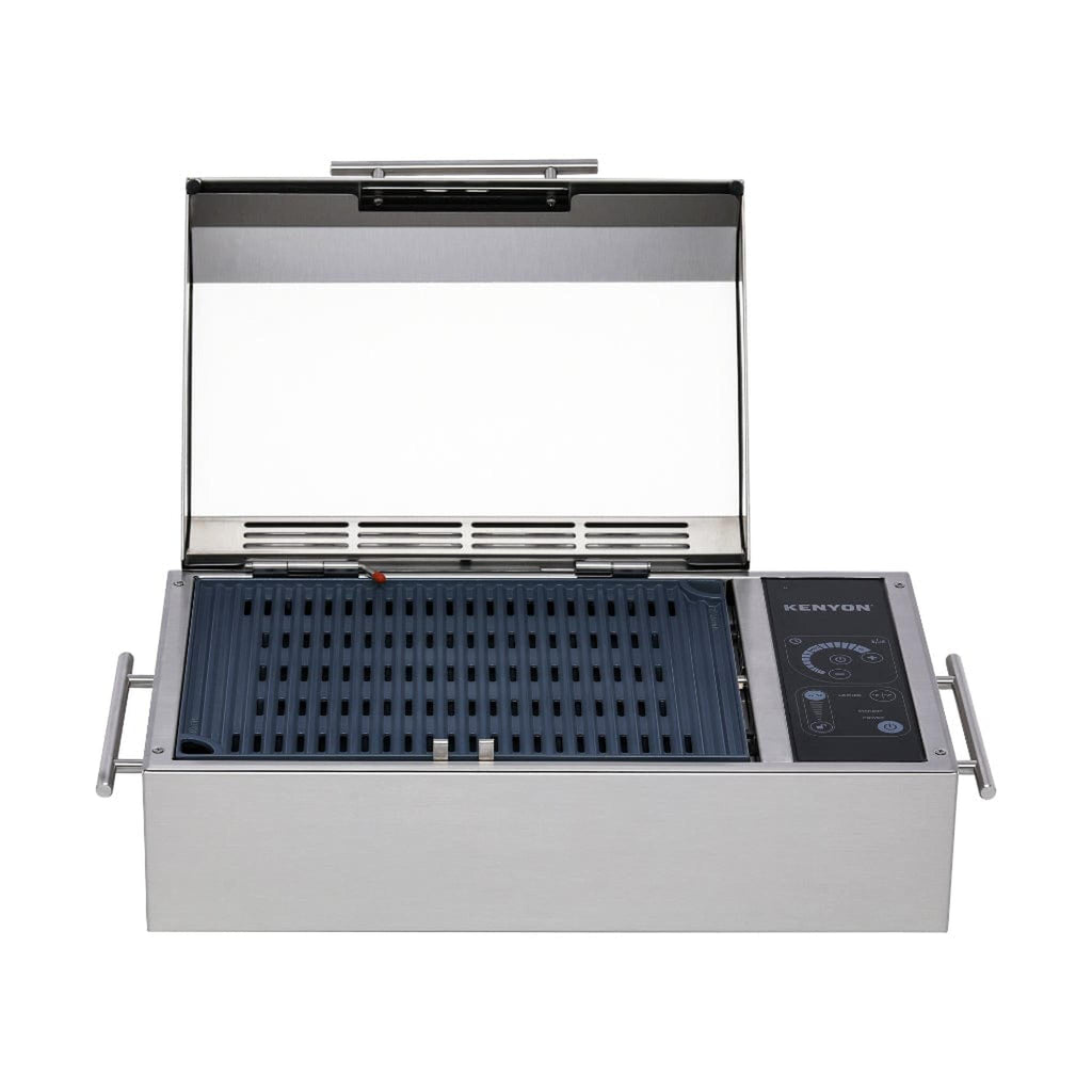 Kenyon Frontier 21-Inch Portable Electric Grill - 120V Single Burner with IntelliKEN Touch Control
