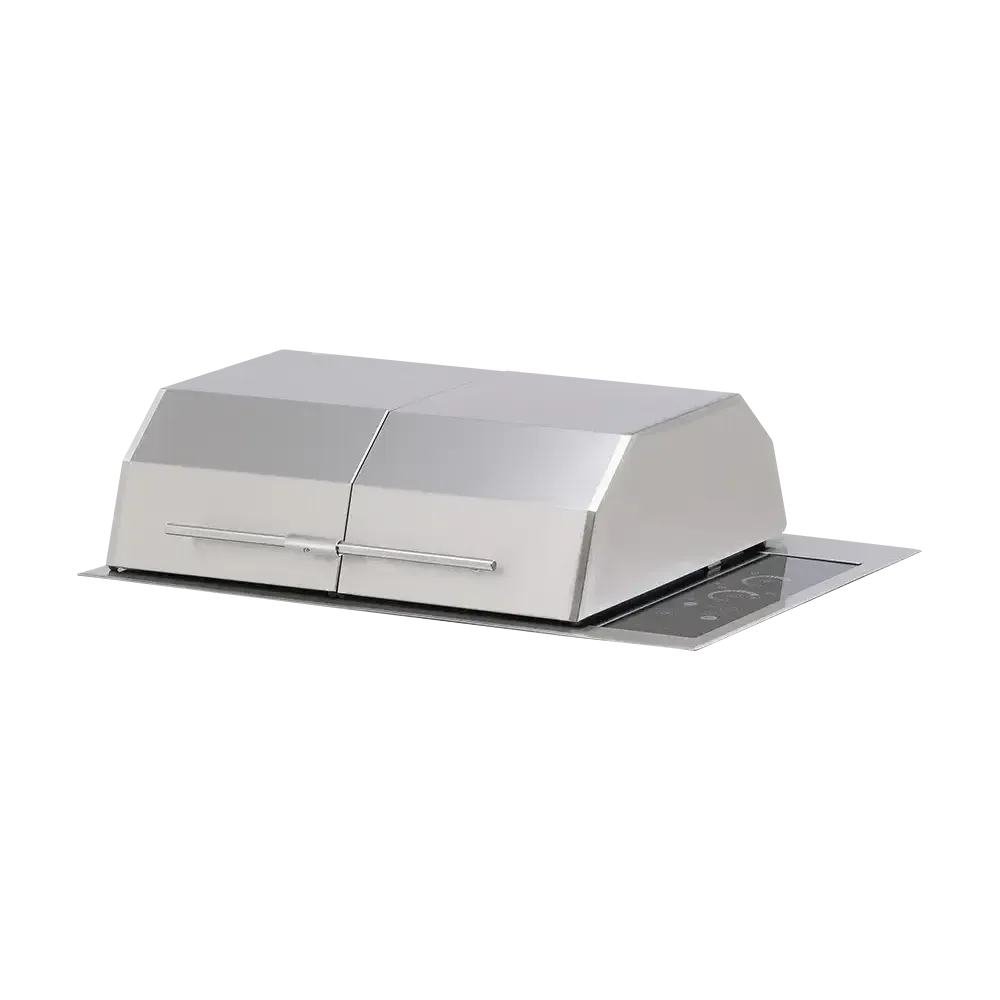 Kenyon Texan 30-Inch Built-In Electric Grill - 240V Split-Lid with IntelliKEN Touch Control