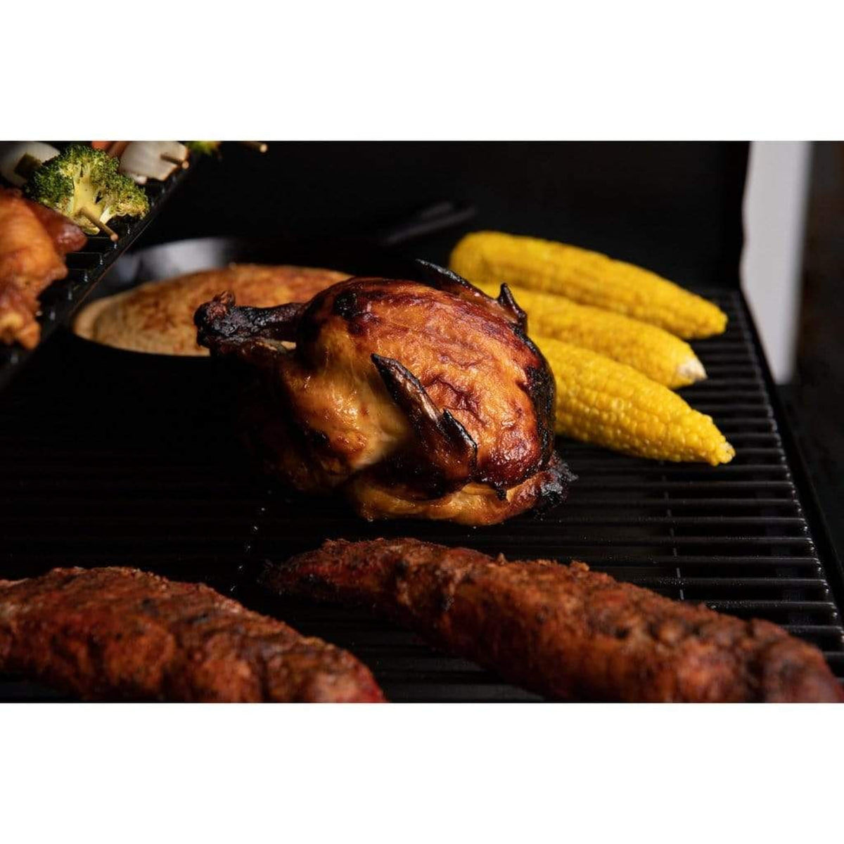 Fire Sense KC King 950 Wood Pellet Grill - Premium Electric Smoker & BBQ