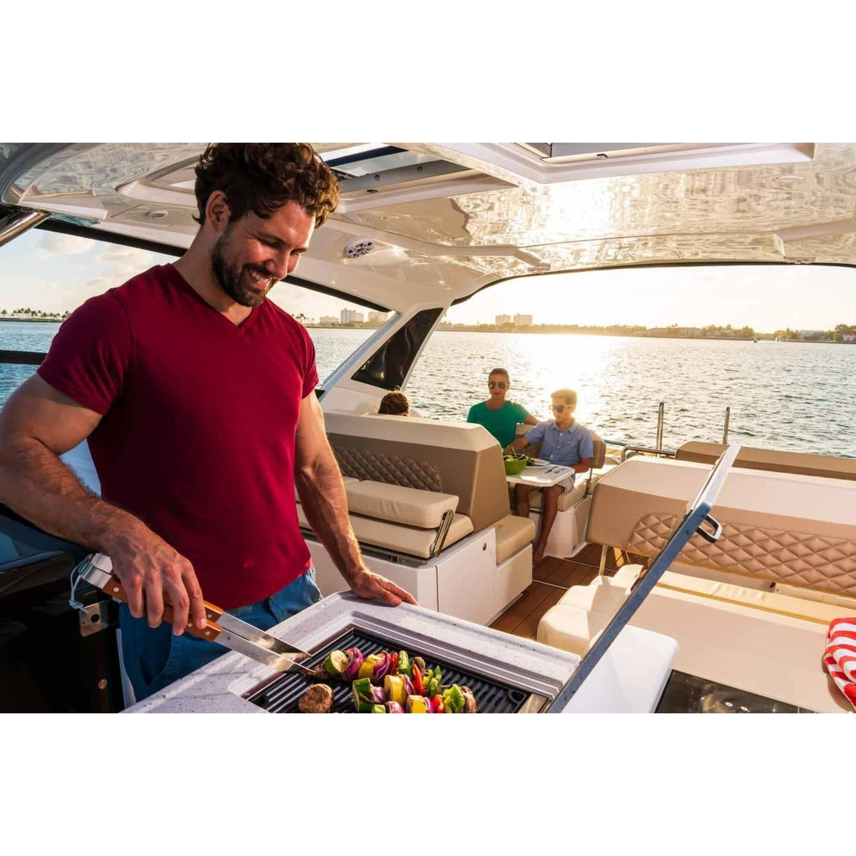 Kenyon Frontier 18-Inch Built-In 240V Electric Grill with Remote Control