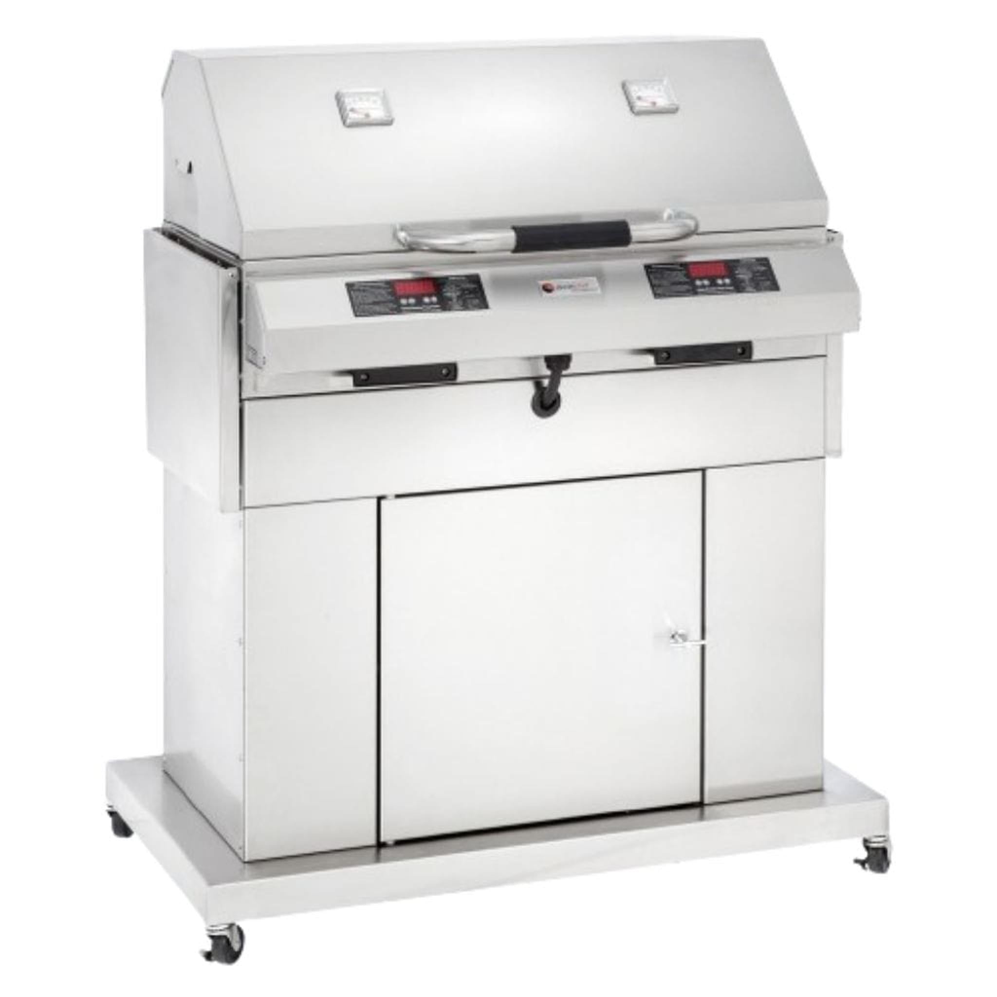 ElectriChef Ruby 32-Inch Dual-Zone Electric Grill with Closed-Base Cabinet
