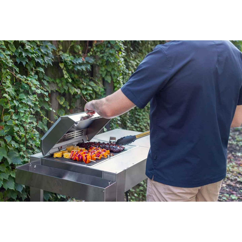 Kenyon City 40-Inch 120V Portable Electric Grill - Premium Freestanding Outdoor Cooking