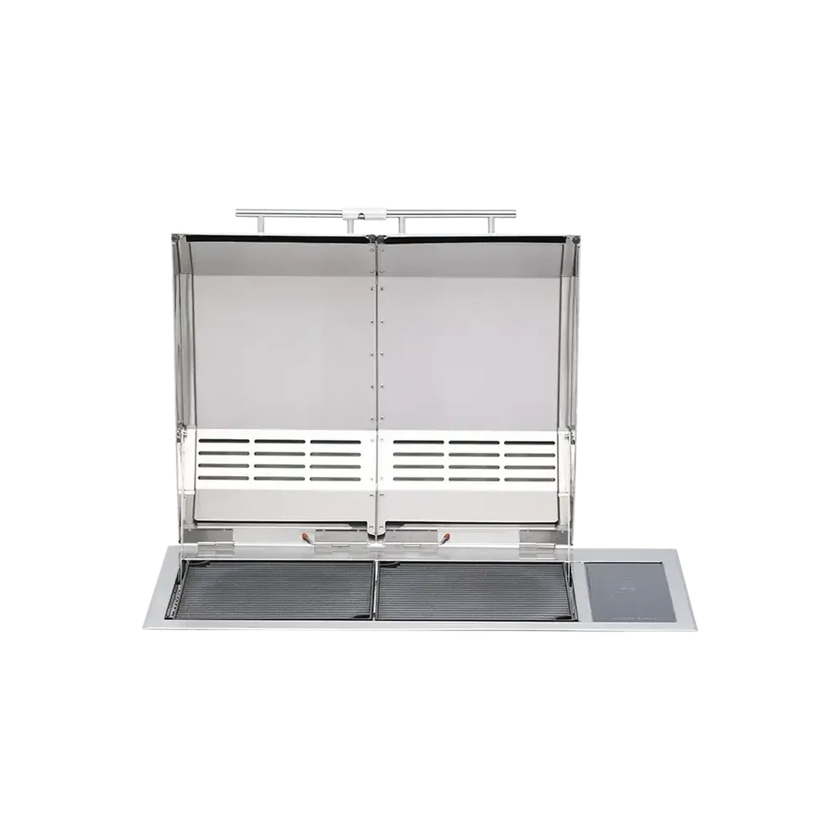 Kenyon Texan 30-Inch Built-In Electric Grill - 2-Burner Split-Lid with Touch Controls
