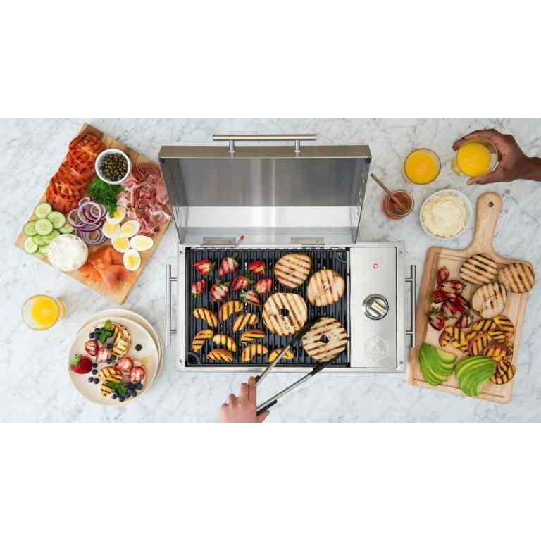 Kenyon City 21-Inch Portable Electric Grill - 120V Single Burner Indoor/Outdoor Cooktop