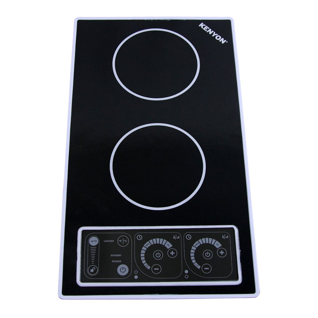 Kenyon SilKEN 2 21-Inch 2-Burner Induction Cooktop - 240V Portrait-Mount with IntelliKEN Touch