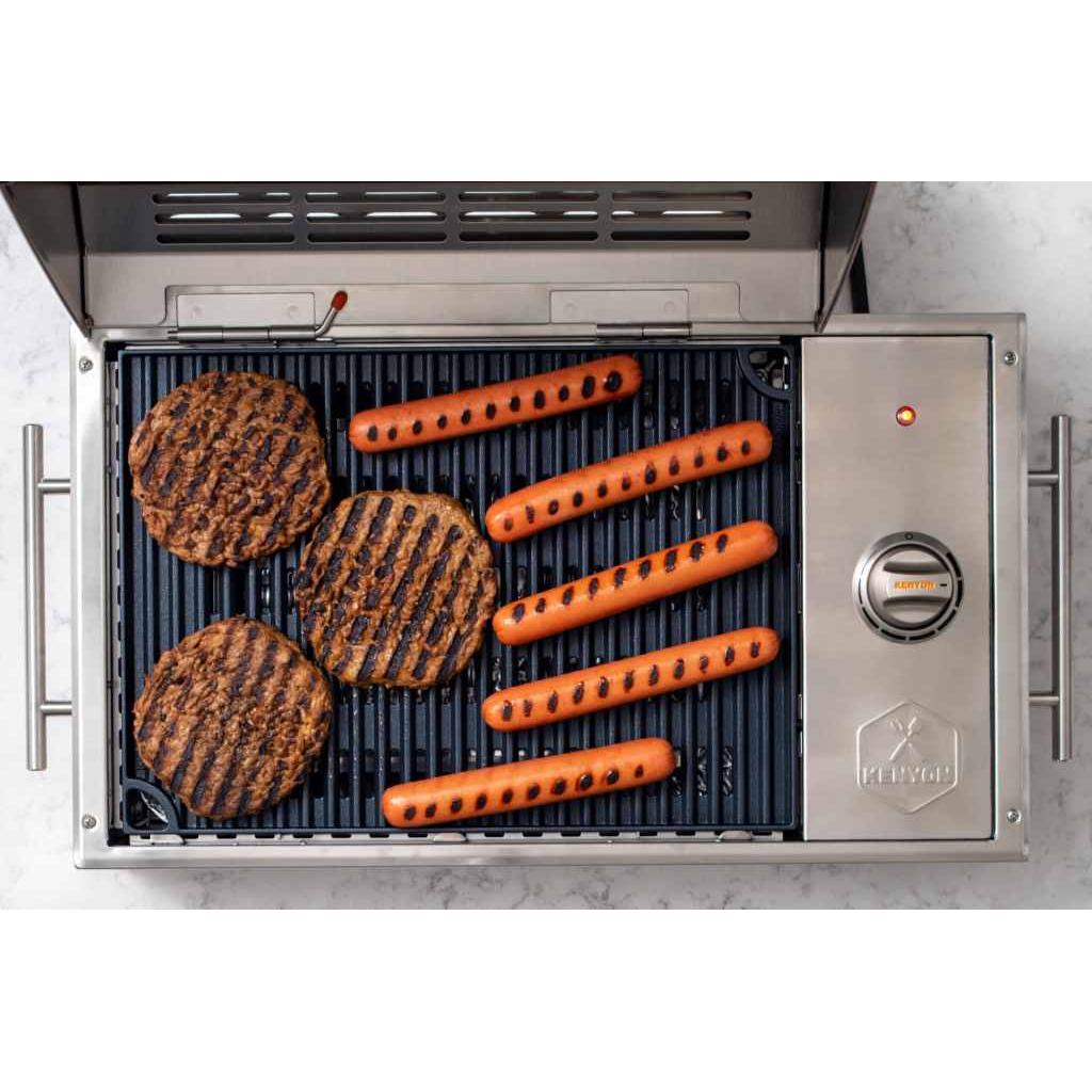 Kenyon City 21-Inch Portable Electric Grill - 120V Single Burner Indoor/Outdoor Cooktop